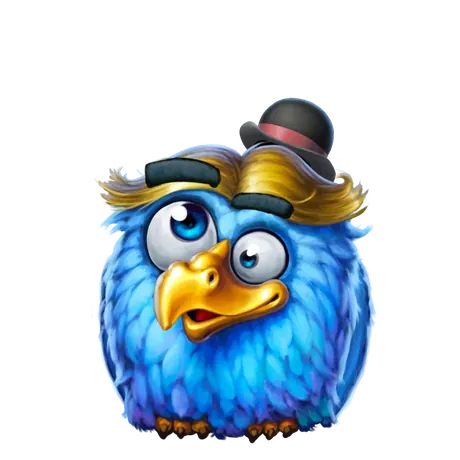 Pirots 3 Charakter blauer Vogel