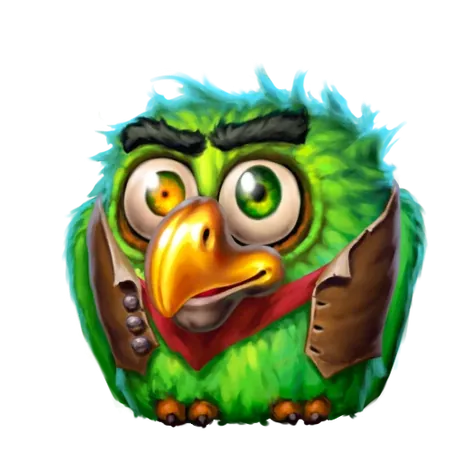 Pirots 3 Charakter grüner Vogel