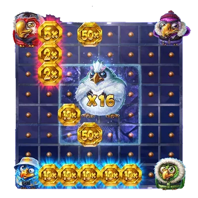 Pirots 4 Yeti Snack Time-Funktion in Frozen Fury