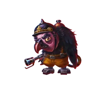 Pirots 4 Fire Minion-Feind in der Inferno-Welt