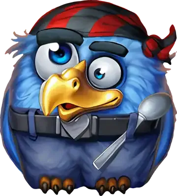 Skipper, der blaue Papagei aus Pirots 5