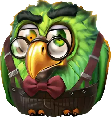 Aaron, der grüne Papagei aus Pirots 5