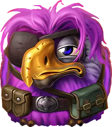 Hank, der violette Papagei aus Pirots 5